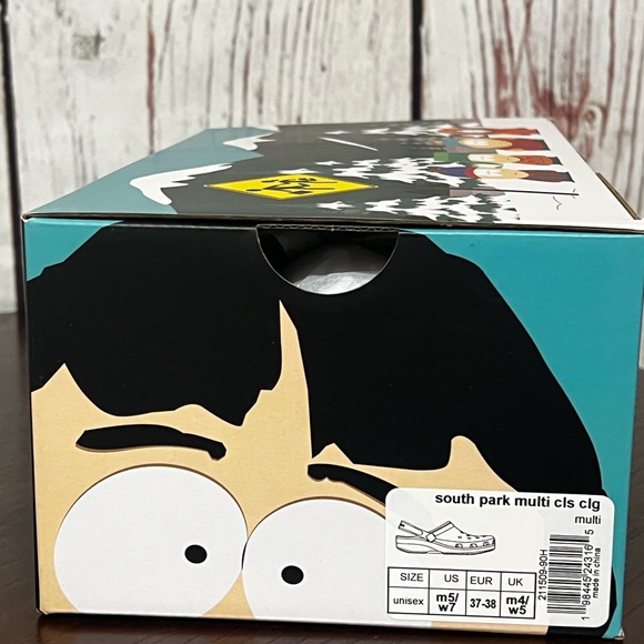 Crocs x South Park Classic Clog with 8 character Jibbitz size 7 Womens NIb - Picture 12 of 12